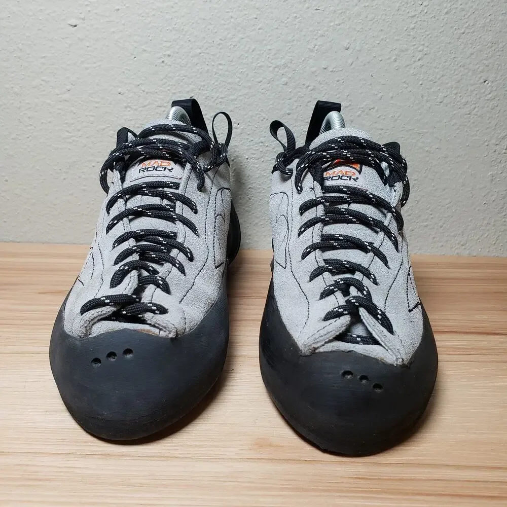 Mad Rock Men's Size 6.5 Phoenix Lace Climber Performance‎ Shoe Gray Black